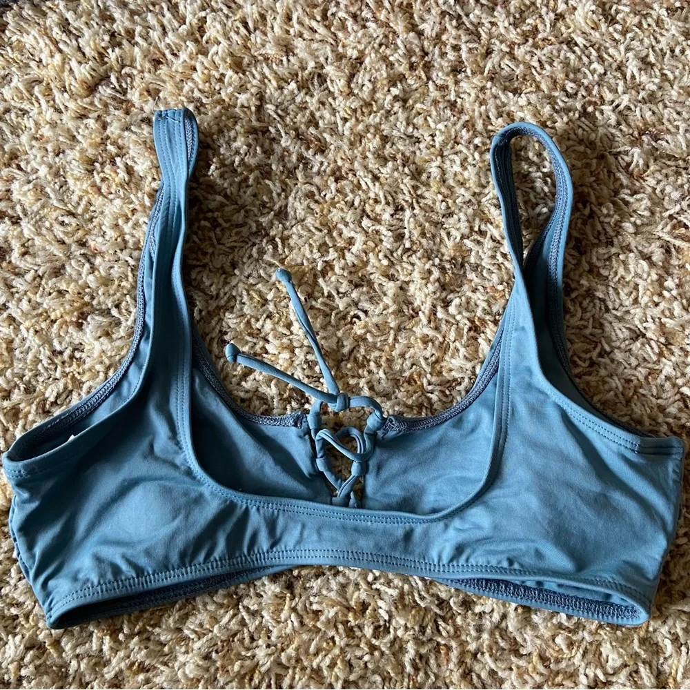 L*Space Romi lace up bikini top